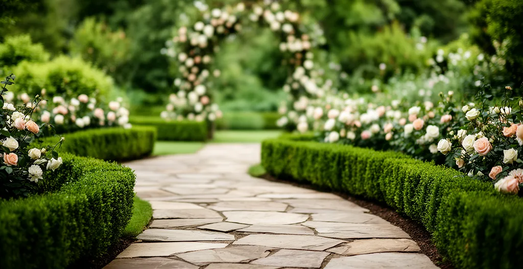 Homme élégant portant des sneakers minimalistes blanches avec un costume décontracté lors d'un mariage en jardin